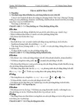 Bài giảng Môn vật lý lớp 10 Tiết 16 Kiểm tra 1 tiết